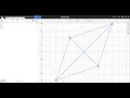 DESMOS GEOMETRY TOOL: RHOMBUS - PERPENDICULAR DIAGONALS