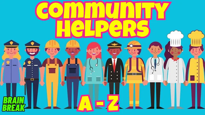 COMMUNITY HELPERS / OCCUPATIONS A-Z | EXERCISE BRAIN BREAK FOR KIDS. Letter Sounds, Jobs
