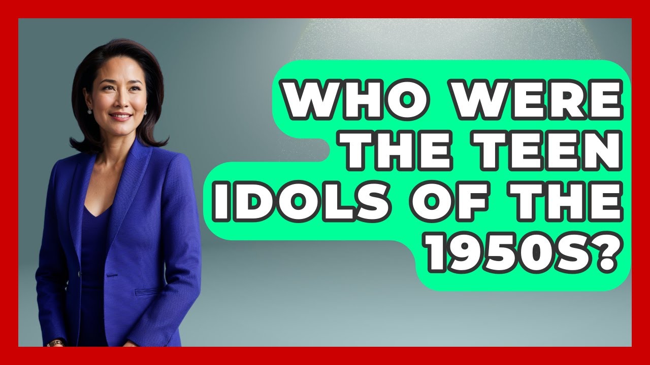 Who Were The Teen Idols Of The 1950s? - Im a 50s Baby