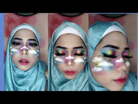 tutorial-singkat-makeup-rainbow-#makeuptutorial-#makeuppemula