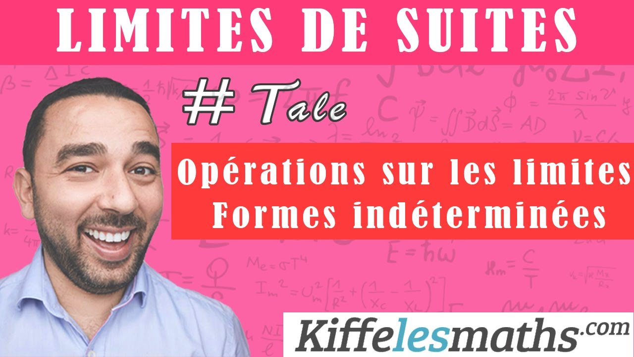Opérations sur les limites. Formes indéterminées. Tableau des limites.