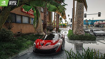 GTA 5 Unreal Engine 5 Photorealistic Graphics | RTX 4090 Gameplay with Latest Ray Tracing #60
