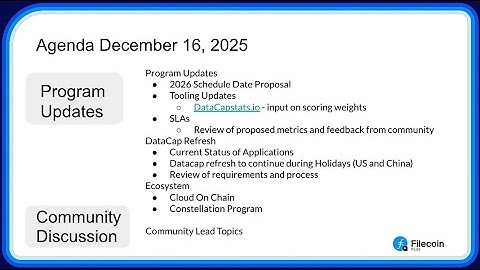 Filecoin Plus - 2025 December 16 Community Call