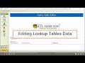Editing lookup tables using Active Table Editor 🎥