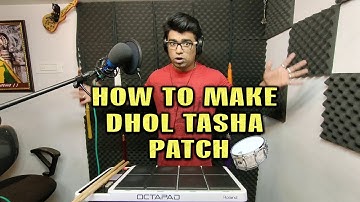 How To Make Dhol Tasha Patch In Octapad Spd - 30 | Janny Dholi