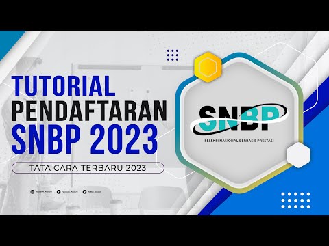 TUTORIAL PENDAFTARAN SNBP 2023 TERBARU