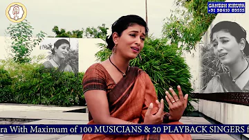 SONNADHU  NEE THAANA by Playback & Super Singer MADHU IYER in GANESH KIRUPA Best Orchestra Chennai