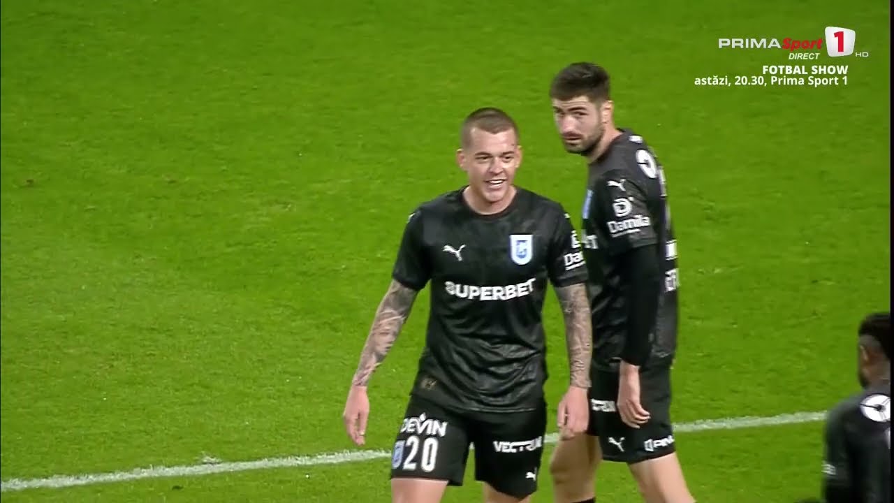 REZUMAT. Sănătatea Cluj - Universitatea Craiova 1-4. Oltenii s-au descătuşat în repriza secundă