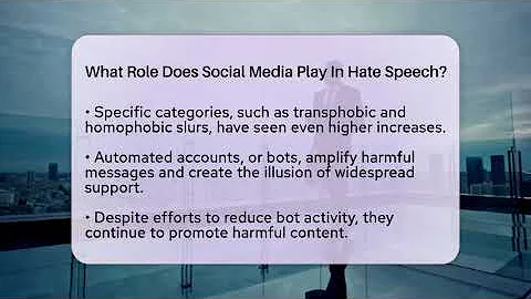 What Role Does Social Media Play In Hate Speech? - Everyday-Networking