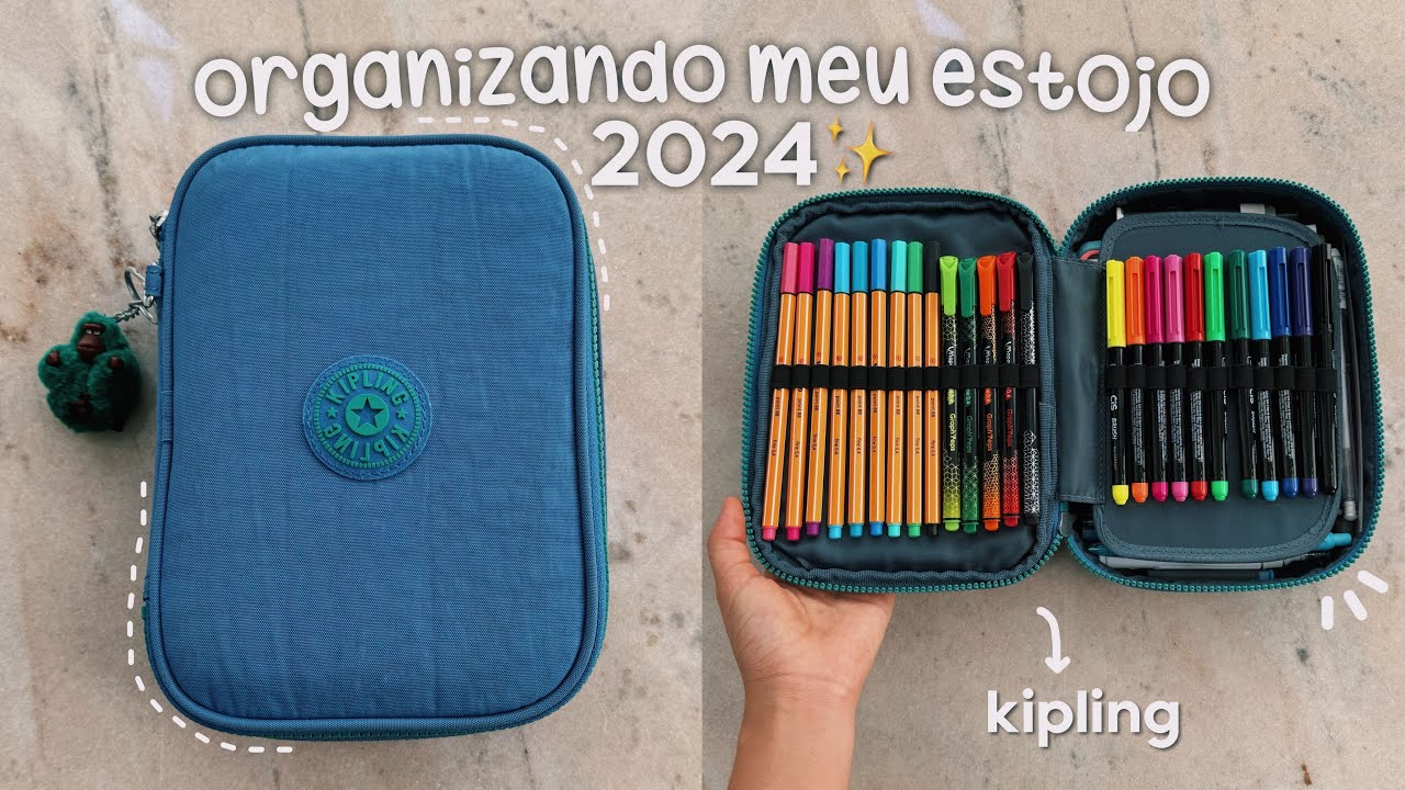organizando meu estojo 2024✨ *volta às aulas*