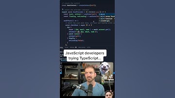 When Javascript developer trying typescript for the first time #javascriptdev #coding #javascript