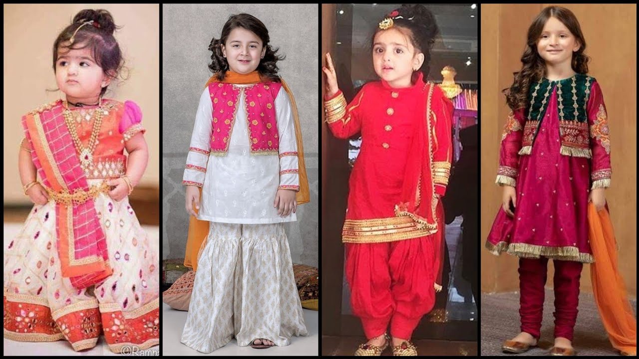 Top Trending & Stylish Designers Kid's Summer Party Wear Formal Dress Collection 2020