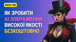 Як безкоштовно створювати зображення високої якості за допомогою Штучного Інтелекту