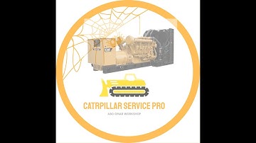 Caterpillar 3512B Diesel Engine / injector adjustment
