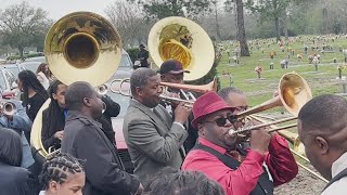 Famous Johnson Family Band playing at Funeral of Ernest Johnson Sr.  "Riverside/Saints" Wealth