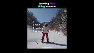 Ranking Best Skiing Moments ❄️