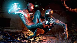 Symbiote Spider-Man Vs Miles Morales Boss Fight - Spider-Man 2 (2023) PS5 4K 60FPS