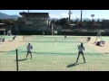 Angelyna Tatsuko (14) on a Broken Leg in Doubles QF at 16U Yamanashi Ken Jr in Kofu, Japan