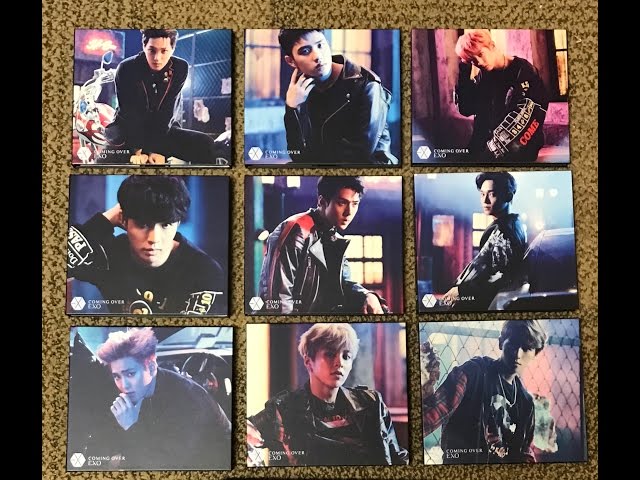EXO Coming Over Unboxing All 10 Versions (2nd Japanese