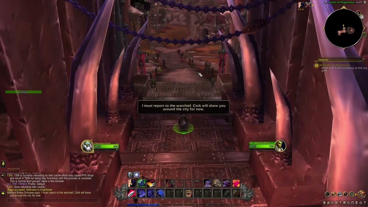 A Guy Plays Wow - [Orgrimmar - Durotar] Quest: Welcome to Orgrimmar - [Horde]