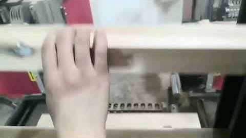 Auto machine making wood tenon from double side