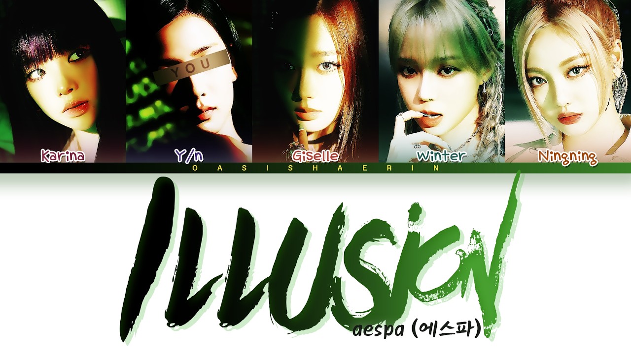 [KARAOKE] aespa (에스파) 'Illusion': YOU AS A MEMBER (5 members) Color Coded Lyrics || REMAKE