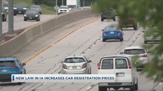 IA Increases Car Registration Prices