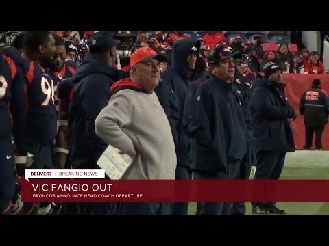 Broncos fire Vic Fangio after three seasons
