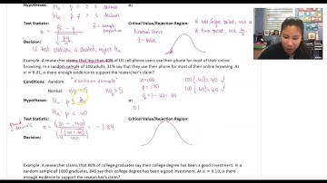 HStat 7.4 Hypothesis Testing with Proportions