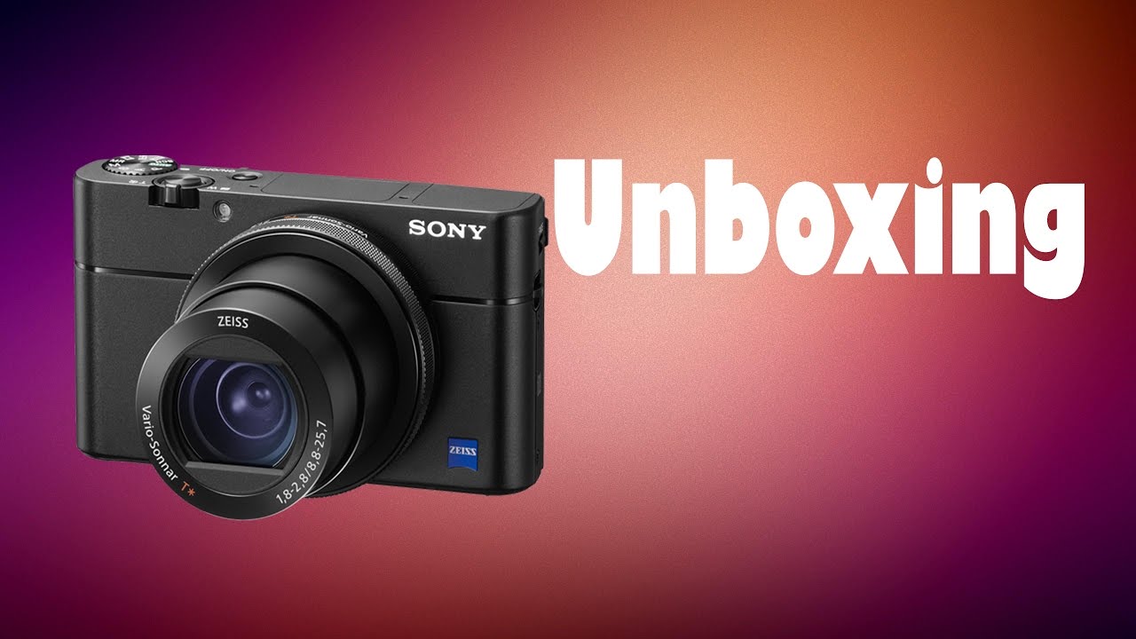 NOVA Câmera compacta 4K Sony RX100 V - Unboxing em português - YouTube