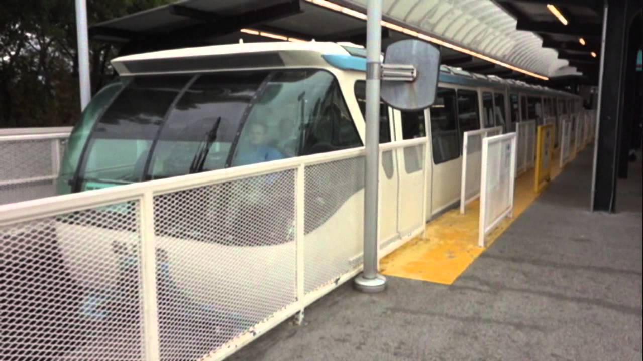 Seattle Center Rides Seattle Washington Monorail ride between Westlake Center and the Space ...