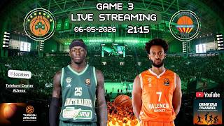 ΠΑΝΑΘΗΝΑΪΚΟΣ - ΒΑΛΕΝΘΙΑ (06-05-2026) Playoffs της Euroleague Game 3 .