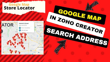 Embed Google Map  Place Search in ZOHO Creator