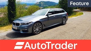 BMW 5 Series Touring 2017 France road trip