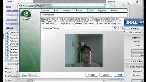 Cashing a Check for a New Customer with the Excella STX