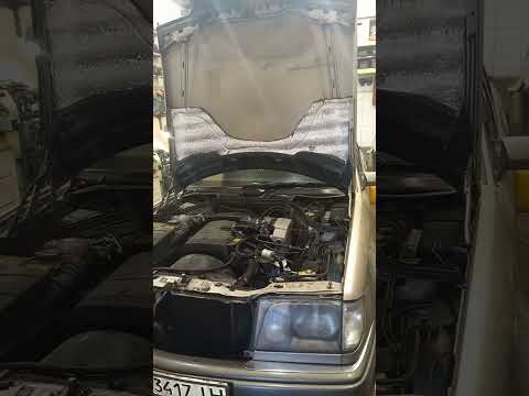 Mersedes w124 ремонт - снятие стартера #short