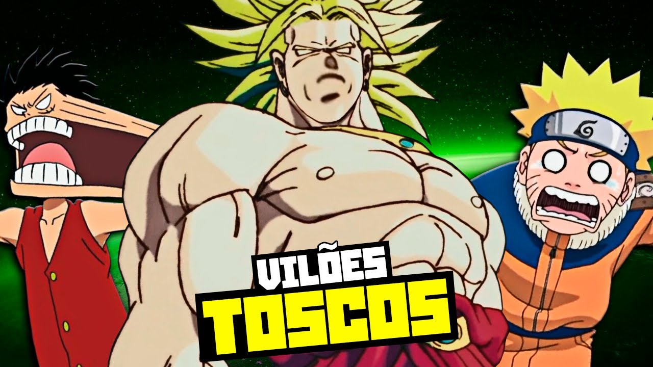 Os VILÕES mais BUCHA (TOSCOS) dos FILMES de ANIME 🤢💀
