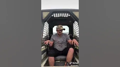 Funny skid steer driver