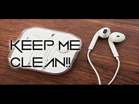how to clean apple earphones - YouTube