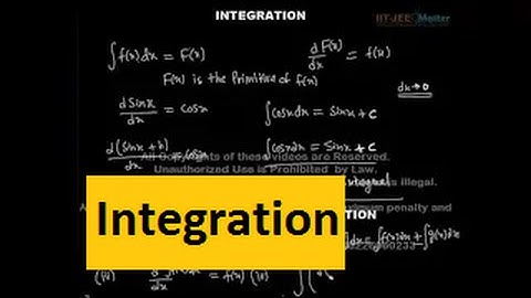 iit jee maths video lectures | Integration classes