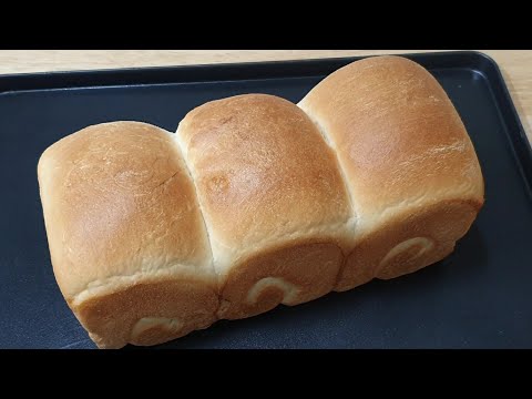 우유 식빵 만들기||전자레인지 발효||no계란||우유식빵 plain bread