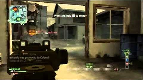MW3 Wii - FLAWLESS MOAB (33-0) Domination Carbon w/ Gold MP7