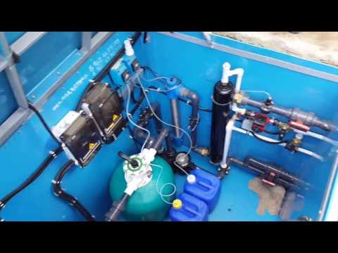 Работа противотока нерж. и гидромассажа