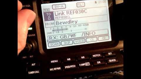 Icom IC-7100 : Linking & Unlinking your local Repeater