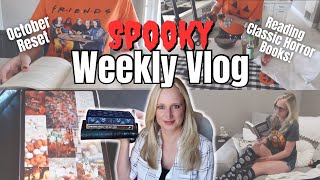 A Spooky Week In My Life Vlog 🦇  Reading Classic Horror & October Reset