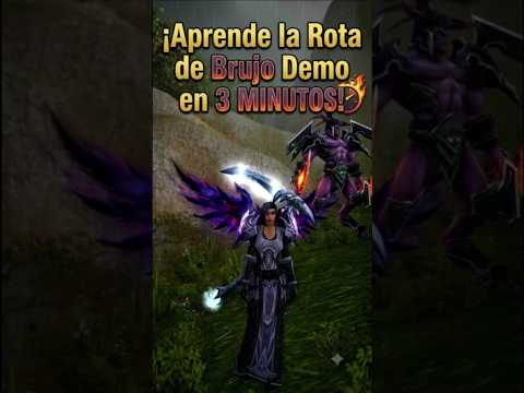 ¡Aprende la rota de Brujo Demo en 3 minutos! 😈🔥 #wow #shorts