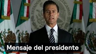 Mensaje del presidente sobre el aumento de precio de la gasolina