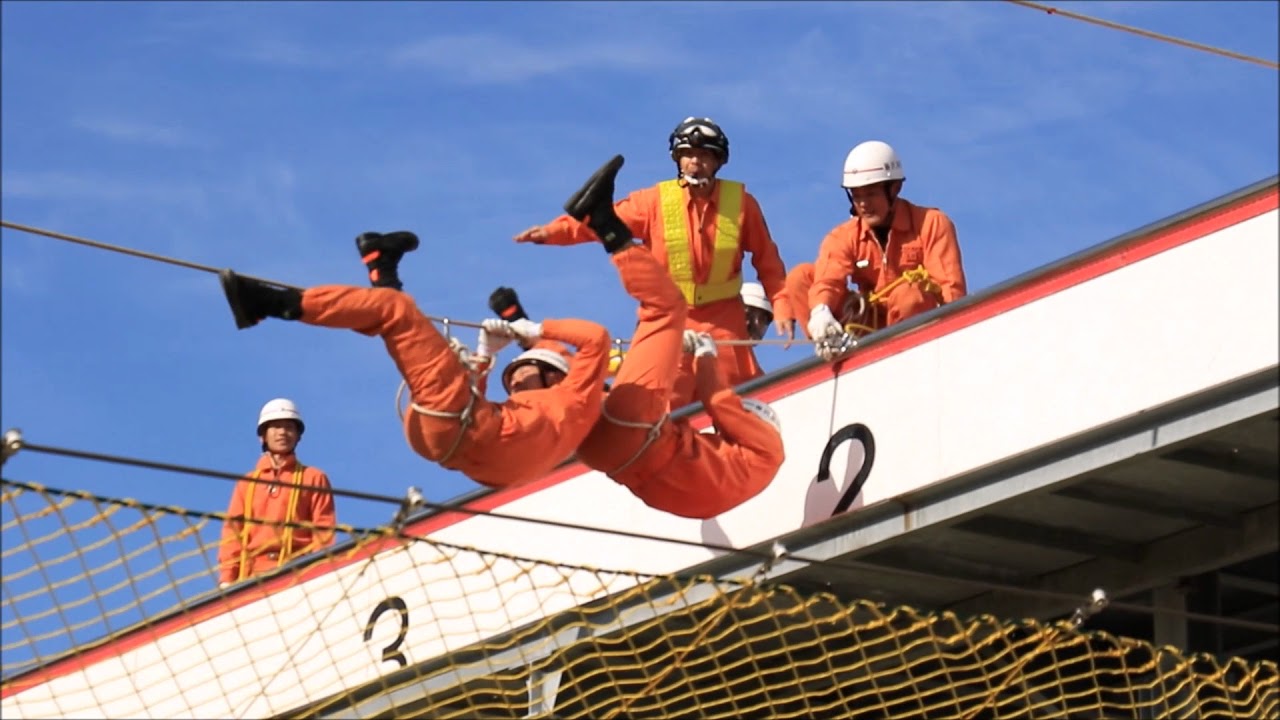 藤沢市消防出初式2018 救助訓練実演