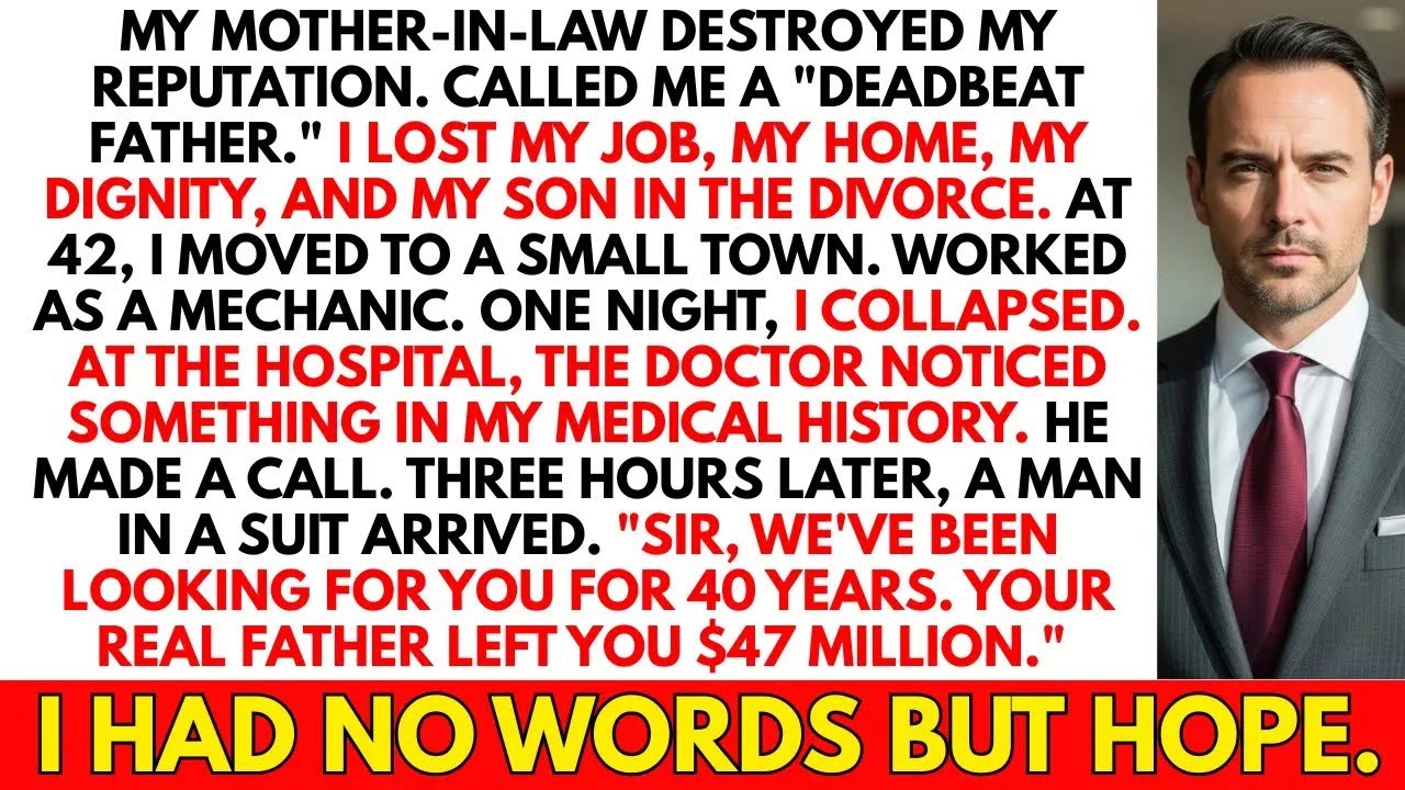 Mother In Law Called Me A Deadbeat  I Collapsed  A Man In A Suit Arrived With $47 Million