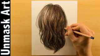 How to Color Brown Hair | Colored Pencil Drawing Time Lapse